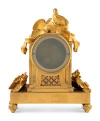 A French Gilt Bronze Mantel Clock