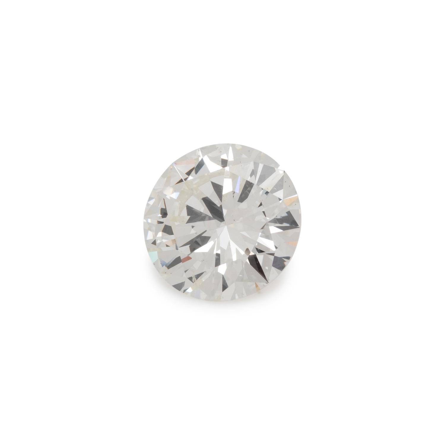 5.27 CARAT ROUND BRILLIANT CUT DIAMOND