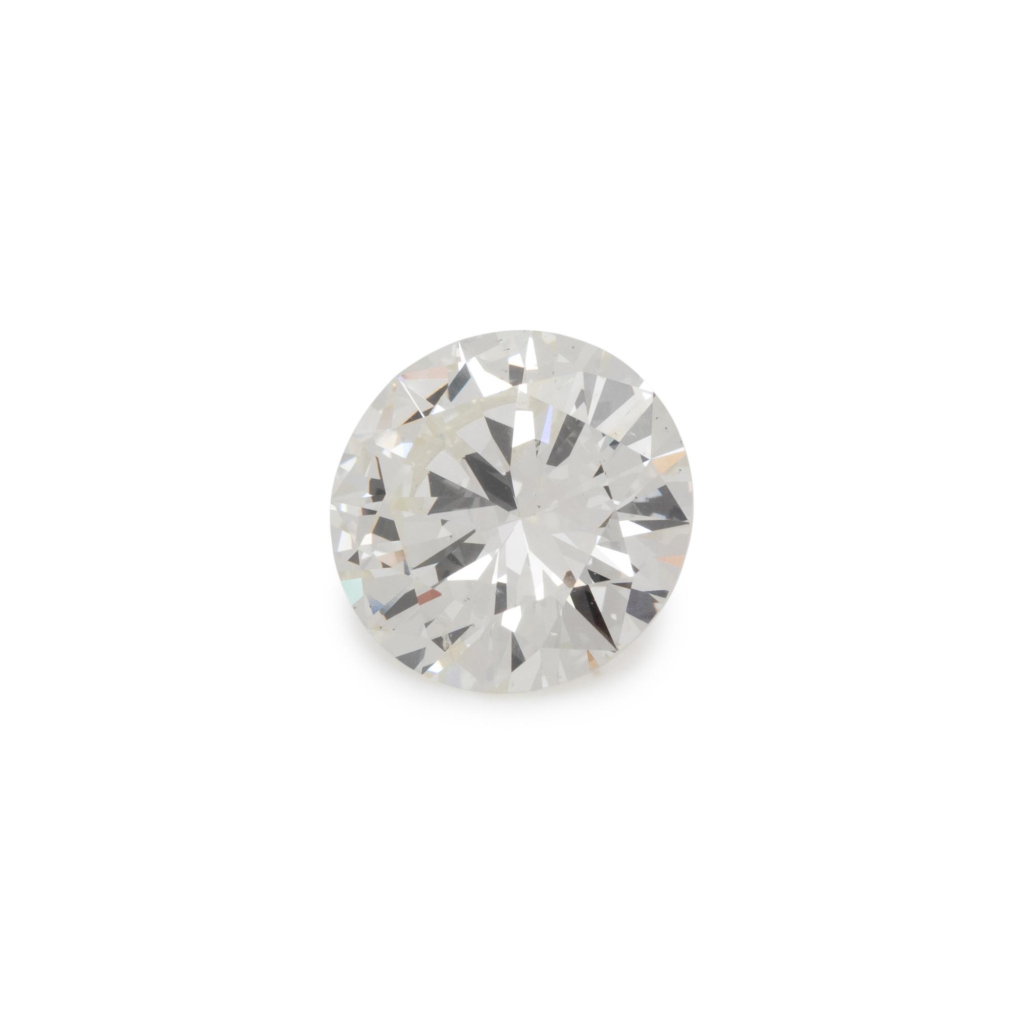 5.27 CARAT ROUND BRILLIANT CUT DIAMOND