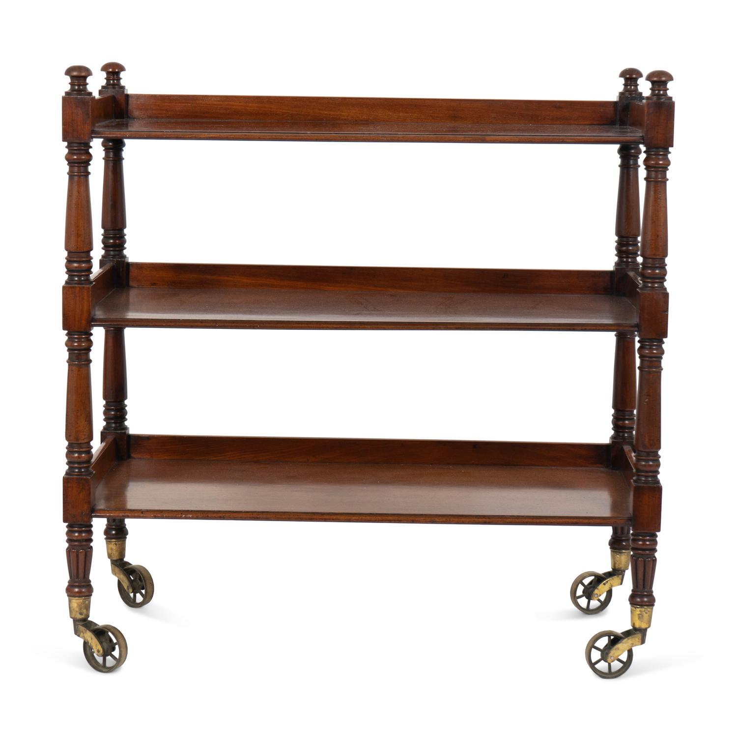 A William IV Mahogany Three-Tier Server — 19TH CENTURY