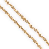 Oscar Heyman, Diamond, Platinum, and Yellow Gold Necklace