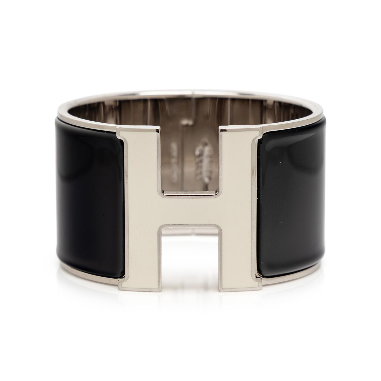 HERMÈS, CLIC CLAC H ENAMEL BRACELET