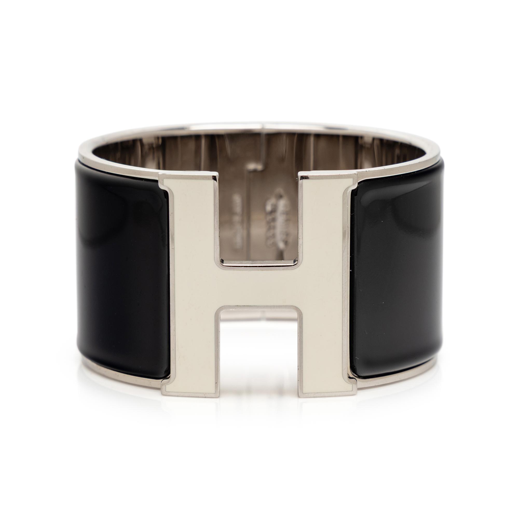 HERMÈS, CLIC CLAC H ENAMEL BRACELET