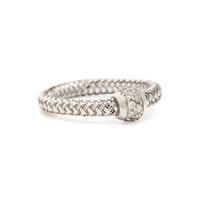 Roberto Coin, Pair of Diamond and Gold Flexible Rings