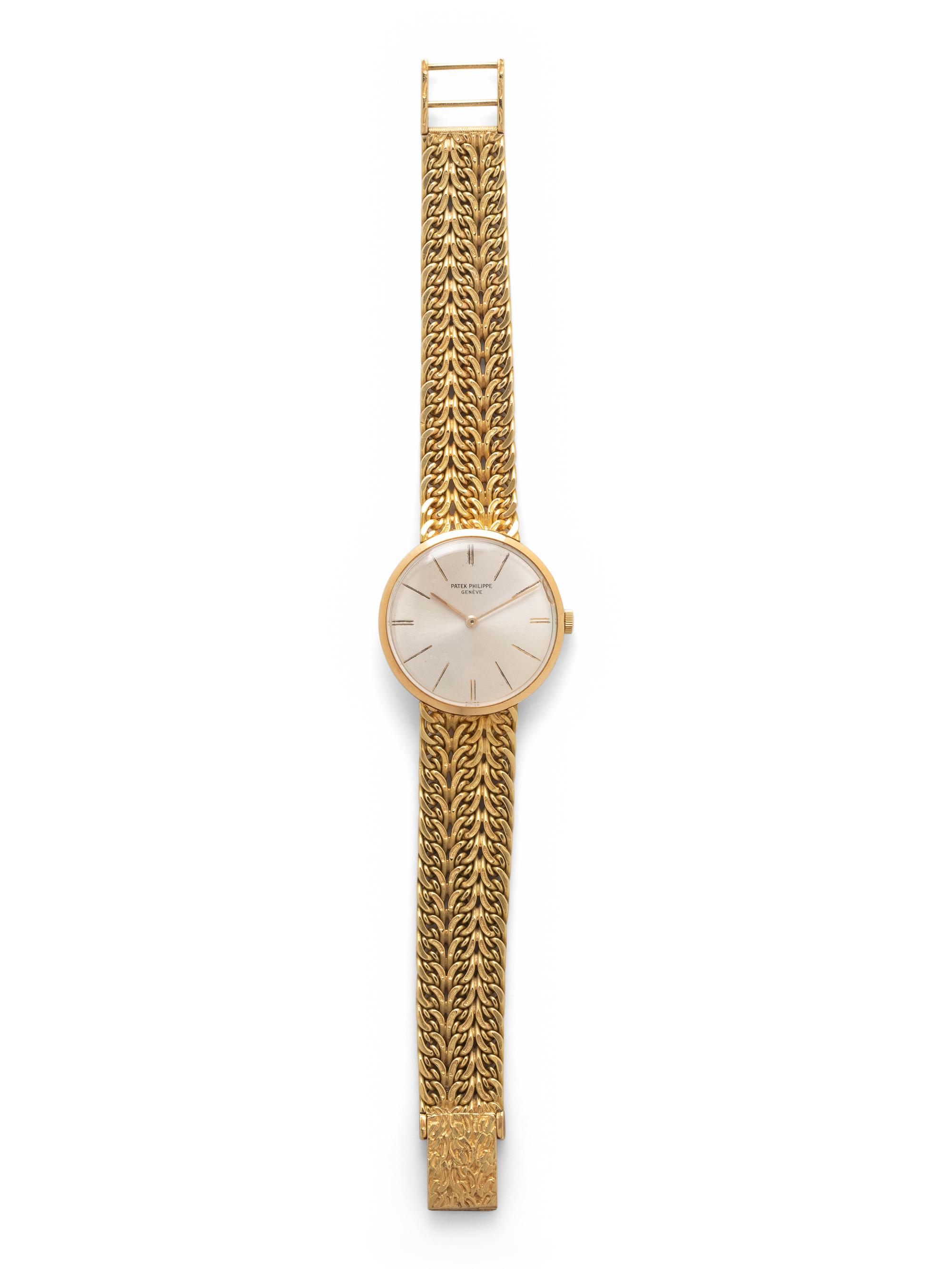 PATEK PHILIPPE, REF. 3468 18K YELLOW GOLD 'CALATRAVA' WRISTWATCH