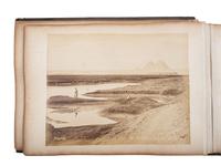 [EARLY PHOTOGRAPHY]. Album containing photographs of Egypt, Italy, and Brussels, incl. images by Félix BONFILS and Hippolyte ARNOUX.