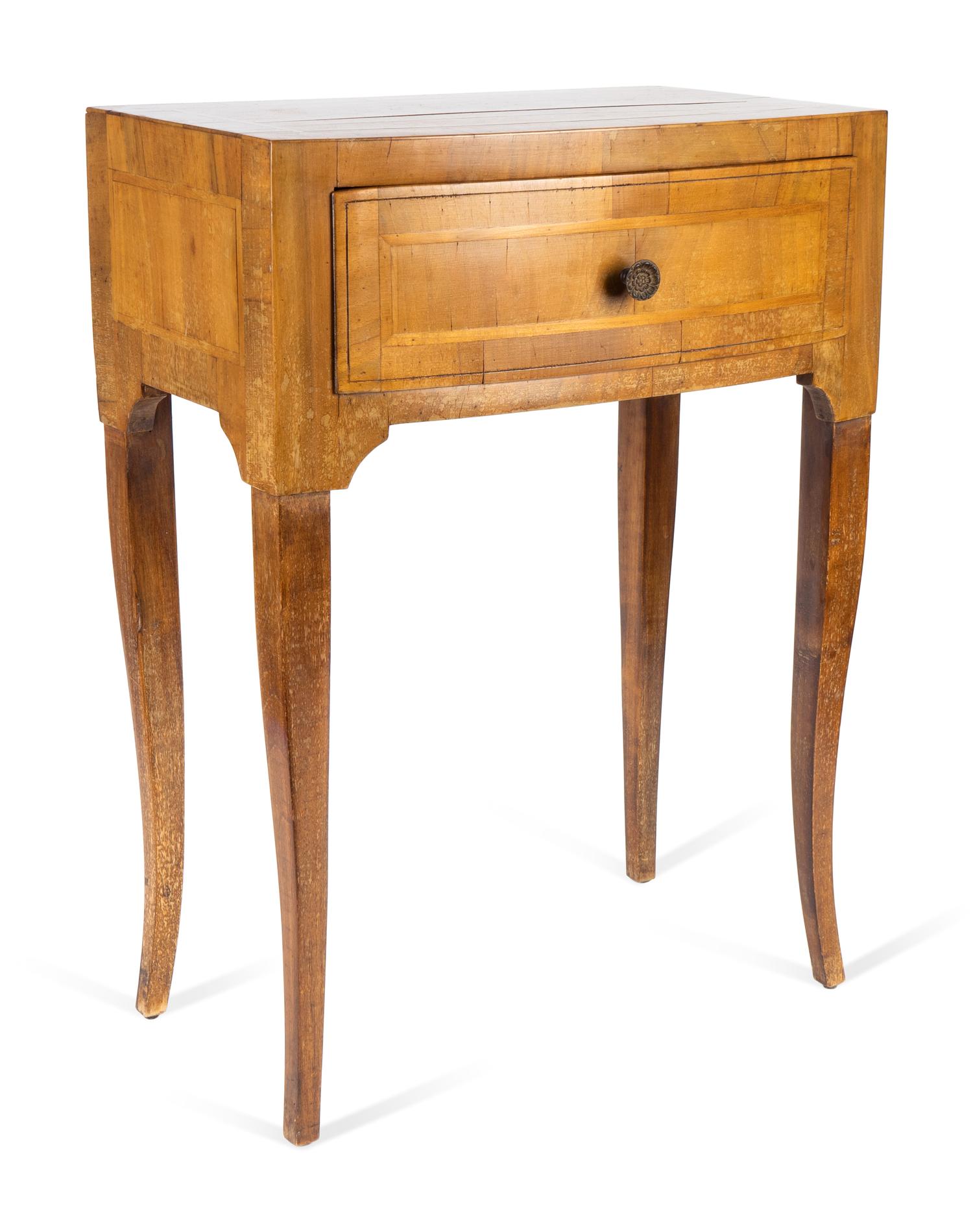 A Louis XV Provincial Style Fruitwood Side Table — 19TH CENTURY