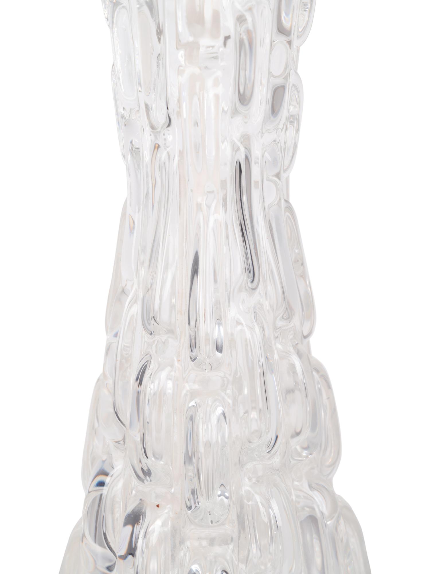 Pair of Table Lamps, c. 1965 Orrefors, Sweden