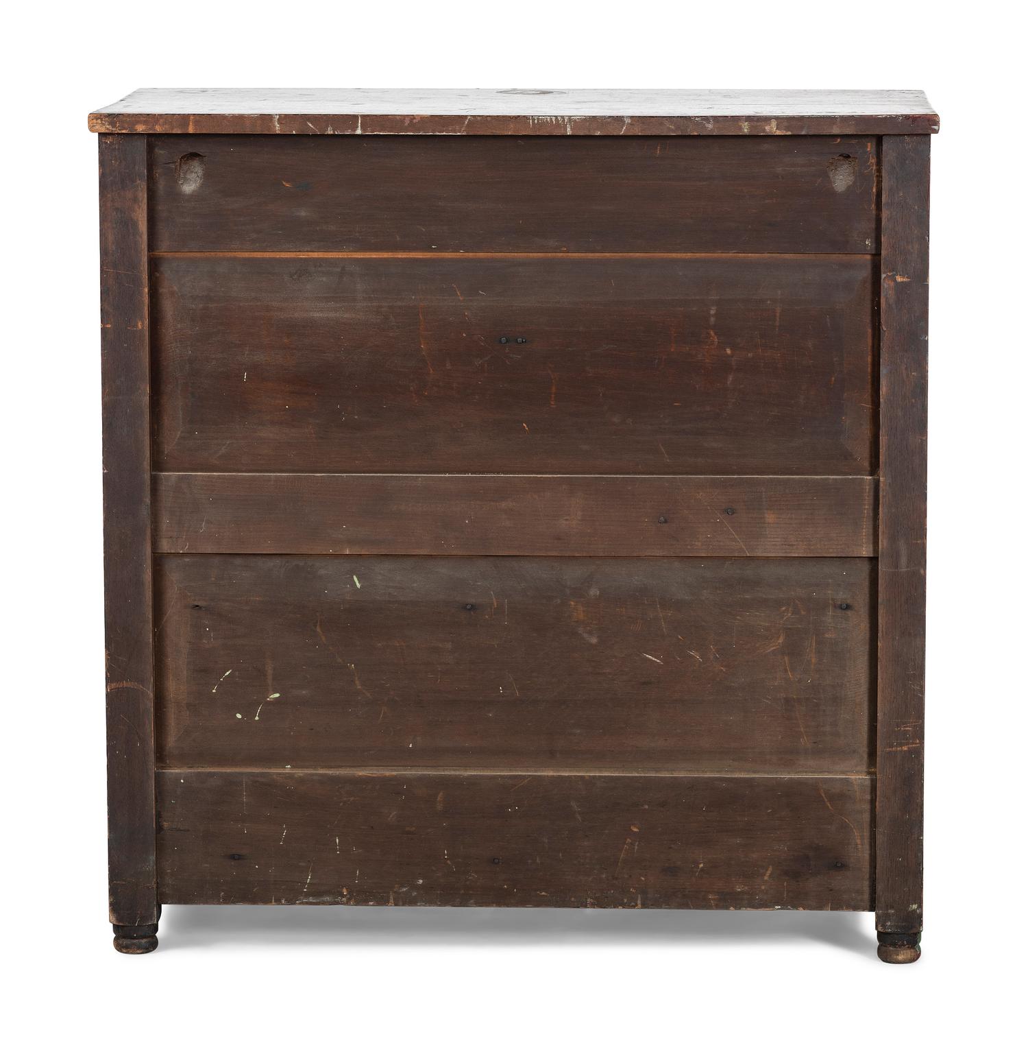 A Country Federal Cherrywood Two Drawer Jelly Cupboard