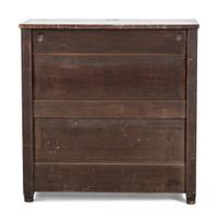A Country Federal Cherrywood Two Drawer Jelly Cupboard