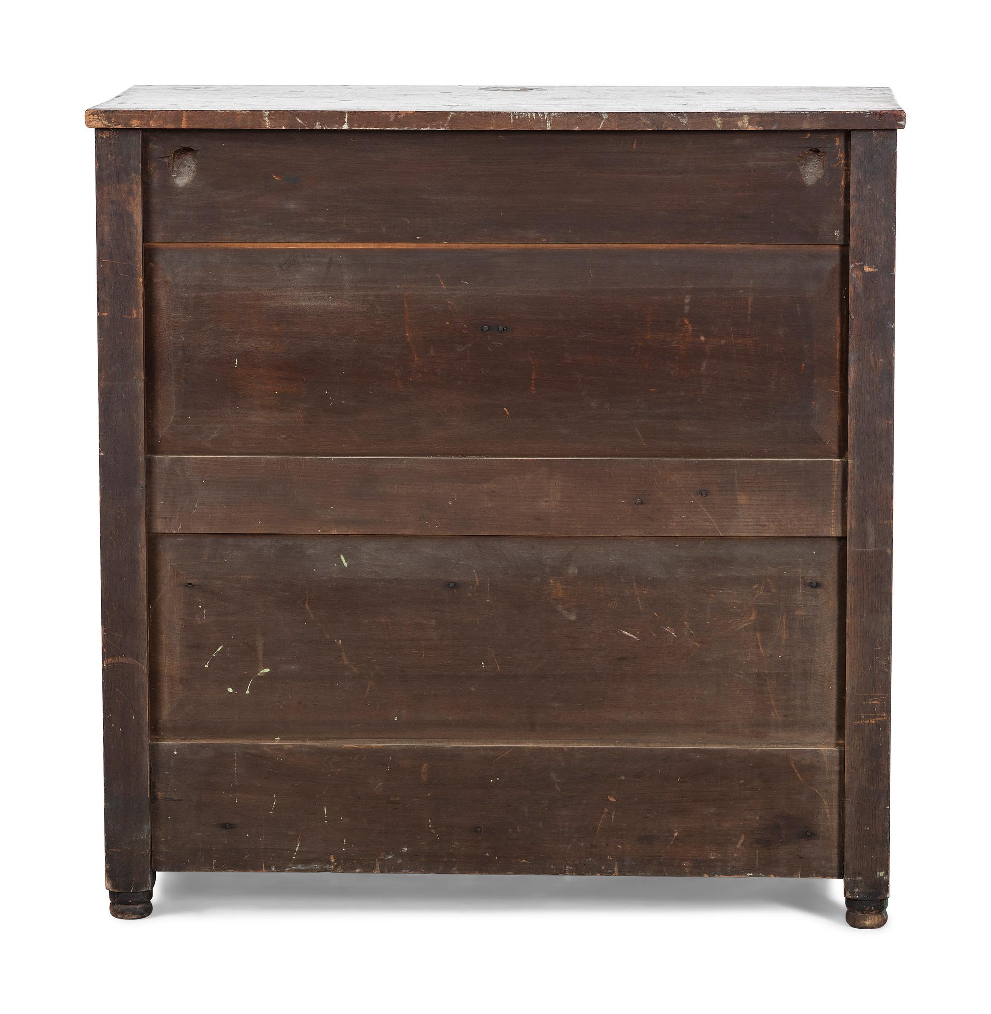 A Country Federal Cherrywood Two Drawer Jelly Cupboard