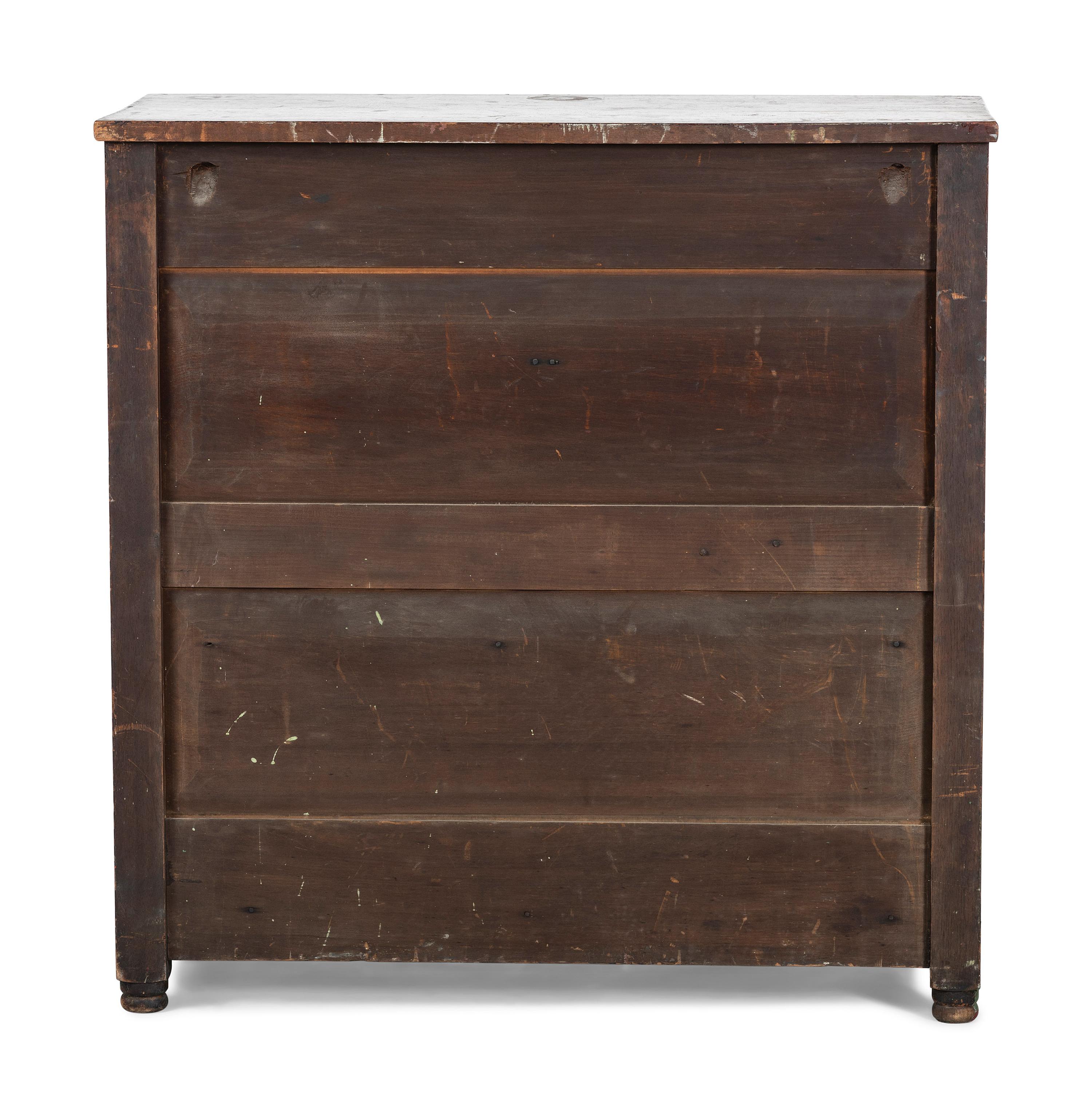 A Country Federal Cherrywood Two Drawer Jelly Cupboard