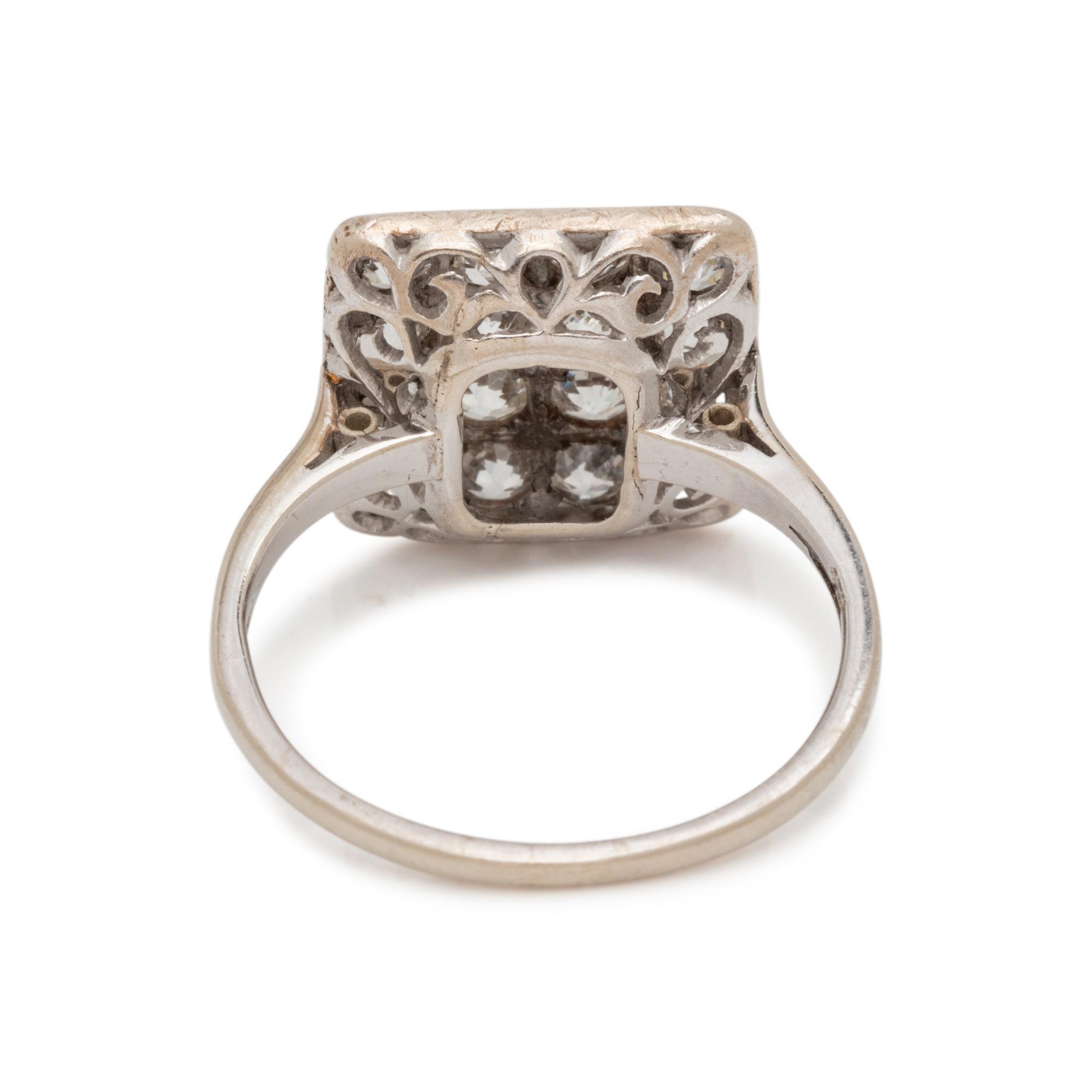 GARRARD & CO., ANTIQUE, DIAMOND RING
