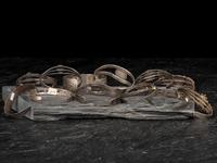 Fred Harvey Era Navajo Silver and Turquoise Cuff Bracelets