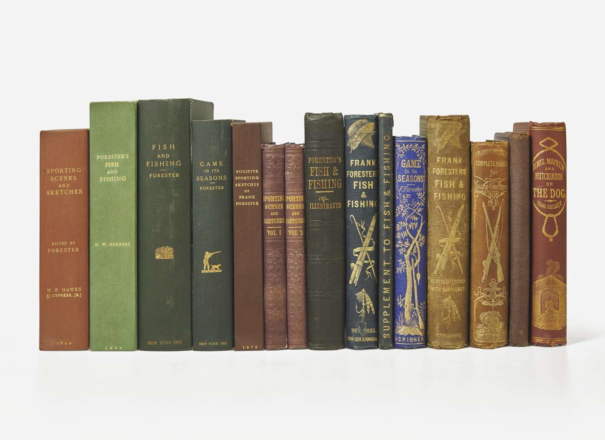 [Sporting] Forester, Frank (Henry William Herbert): Group of 8 Titles
