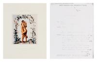 Annie Leibovitz, (American, b. 1949), Jeff & Llona, 1991 (together with preparatory notes)