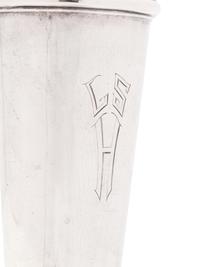 An American Silver Trumpet Vase