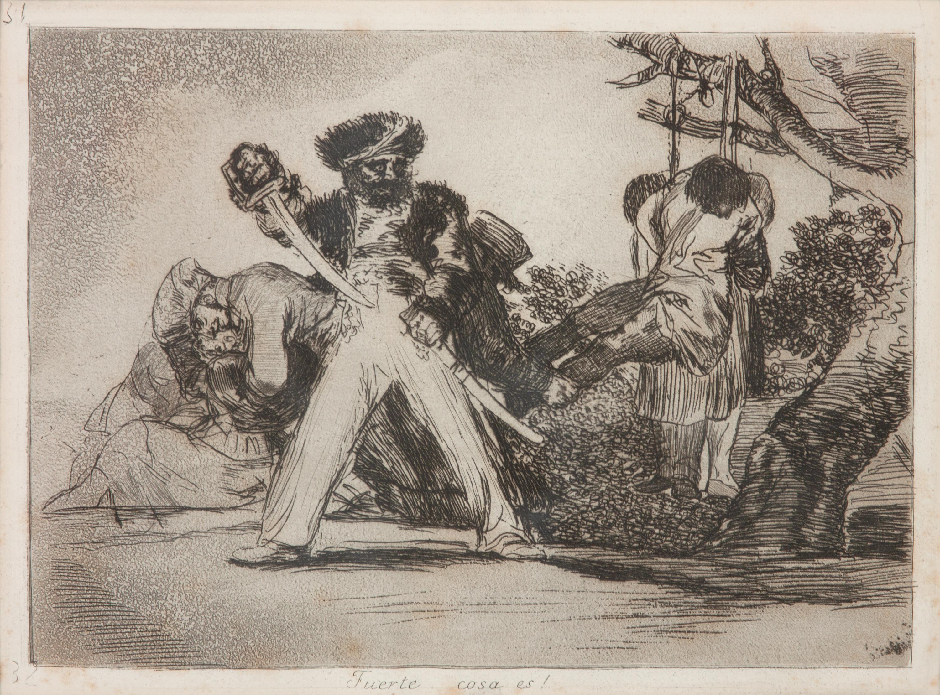 Two plates from Los desastres de la guerra