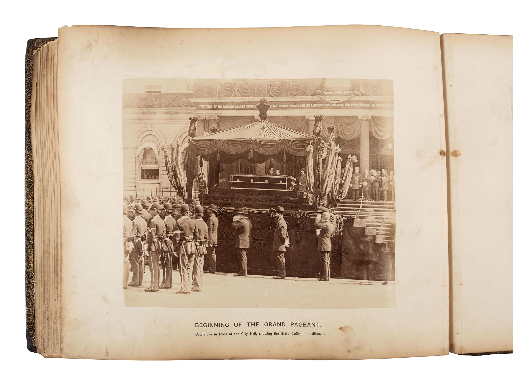 [GRANT, Ulysses S. (1822-1885)]. Photo album commemorating U.S. Grant. Boston: Wm. H. Allen, [1886].