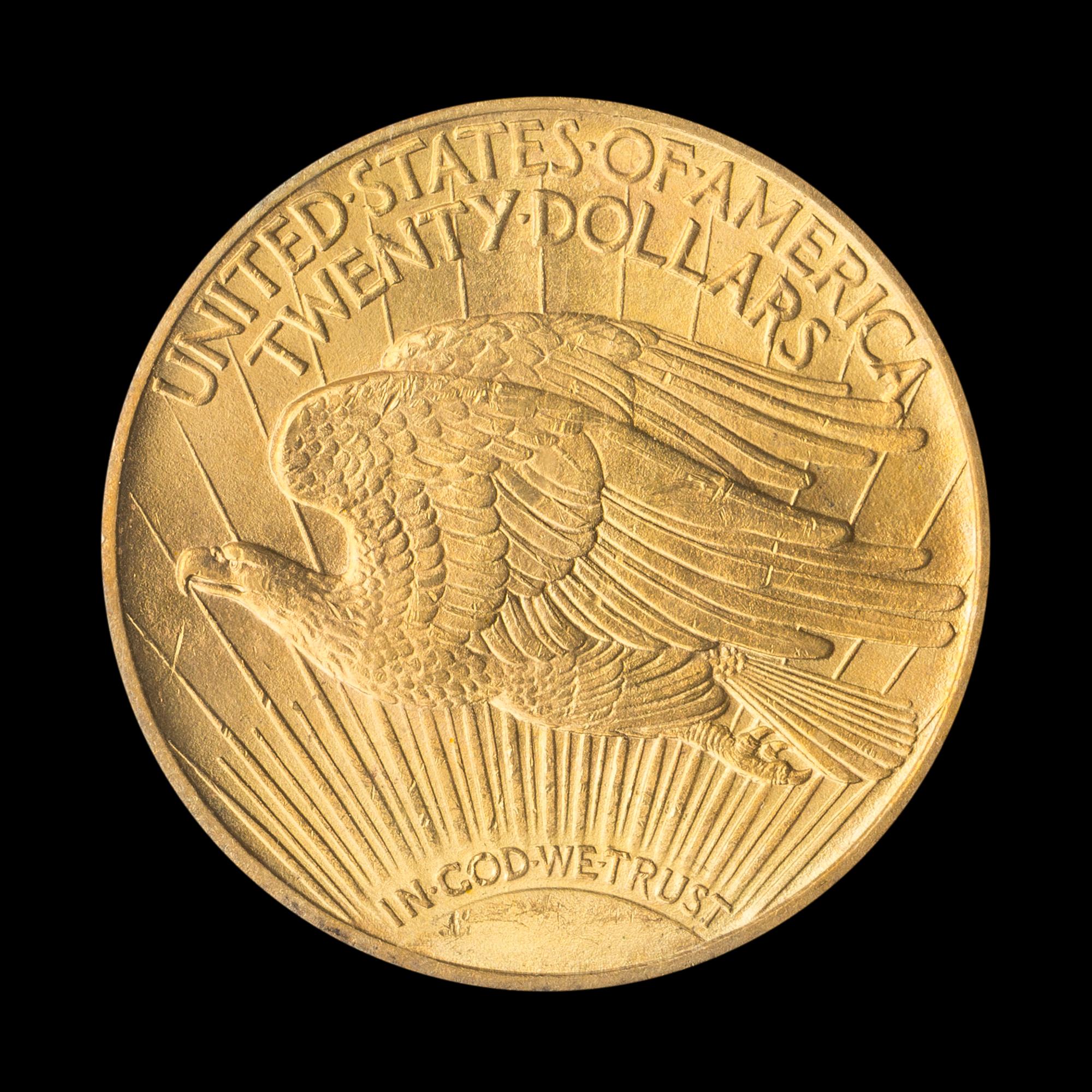 A United States 1915 St. Gaudens $20 Gold Coin