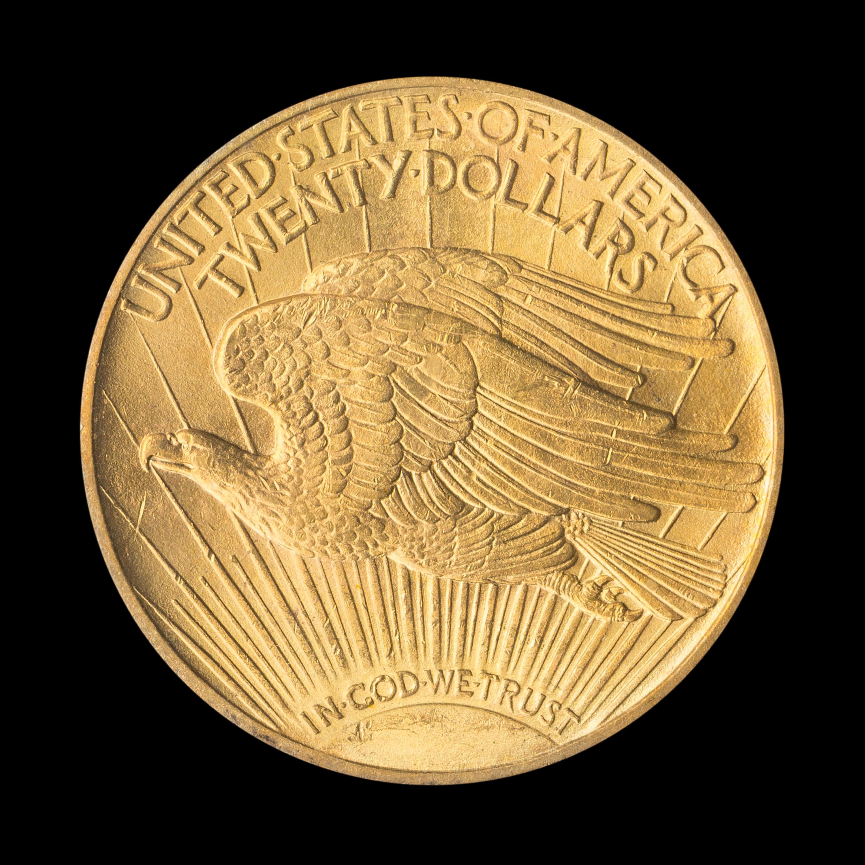 A United States 1915 St. Gaudens $20 Gold Coin
