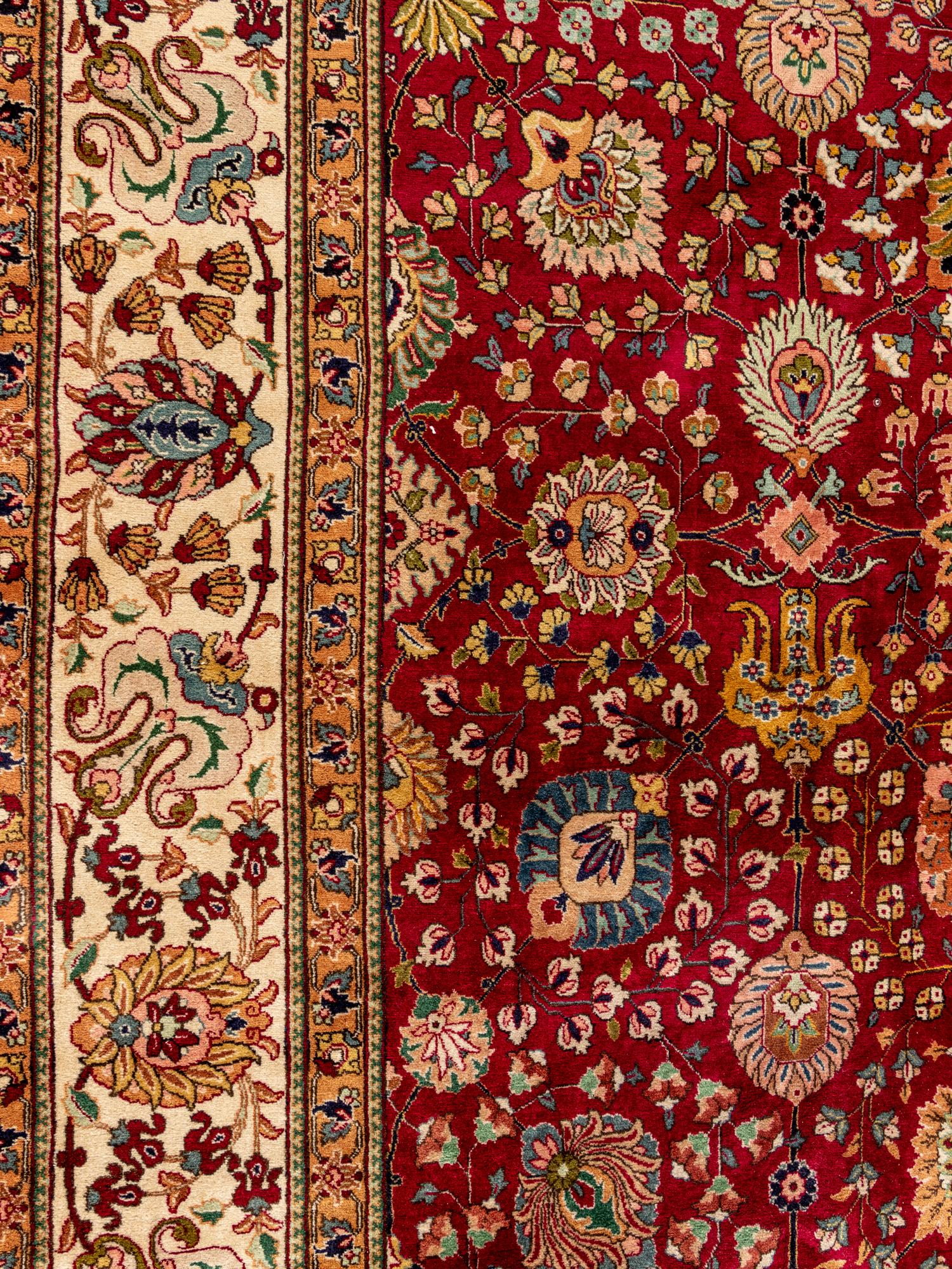 A Tabriz Wool Rug