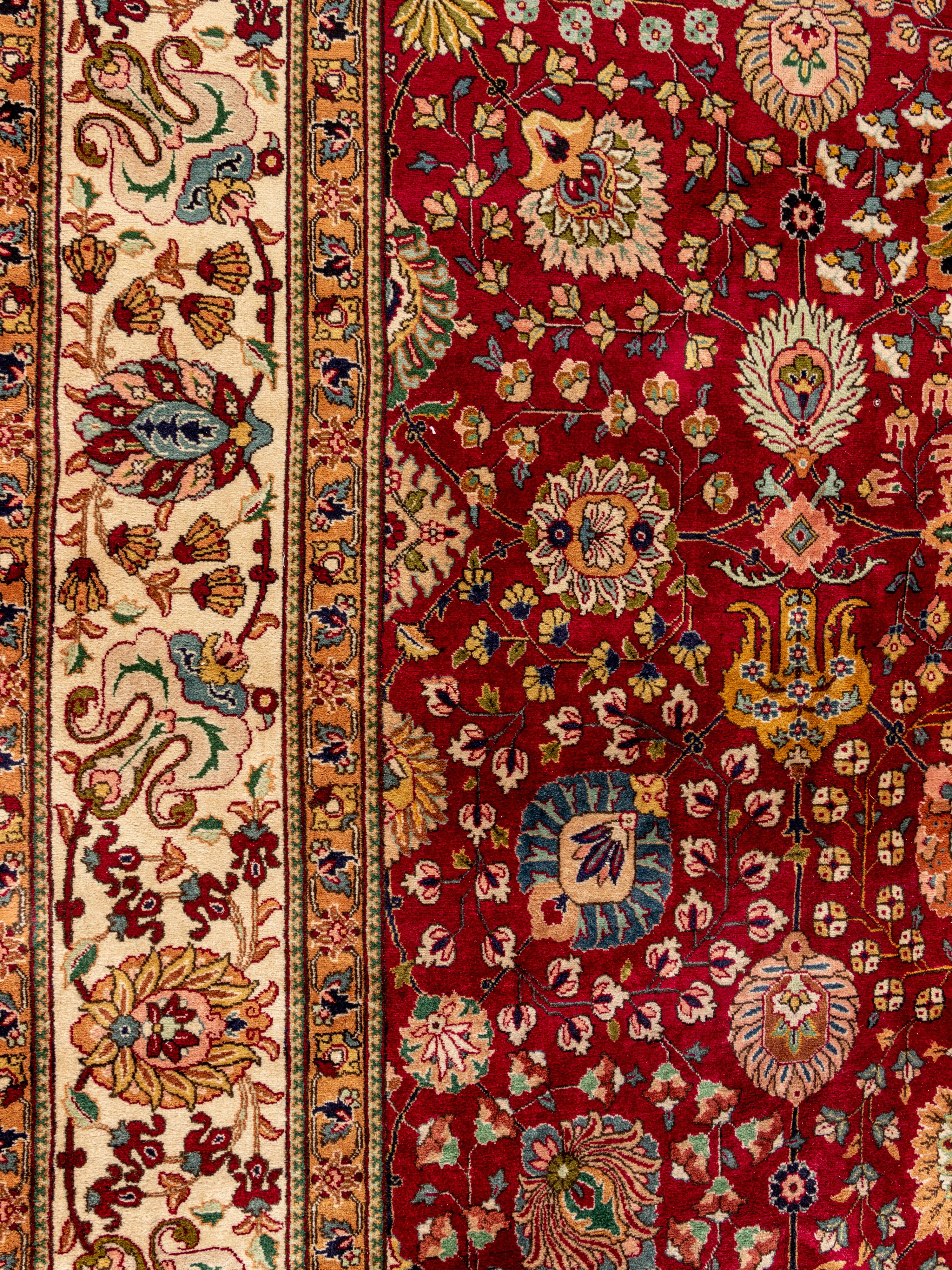 A Tabriz Wool Rug