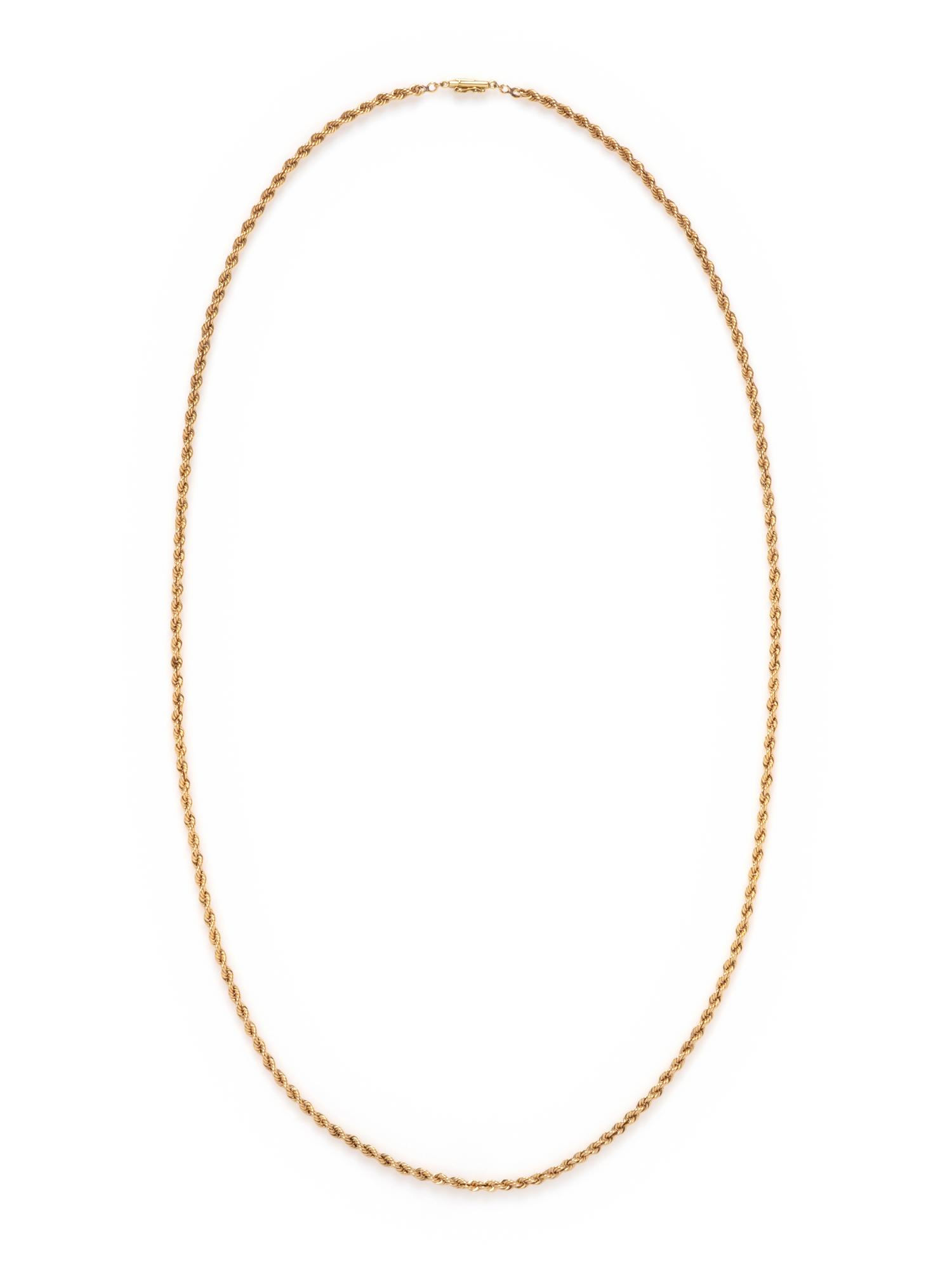 YELLOW GOLD NECKLACE