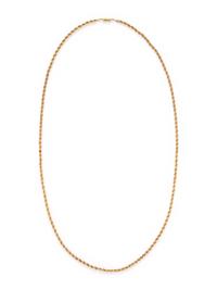 YELLOW GOLD NECKLACE