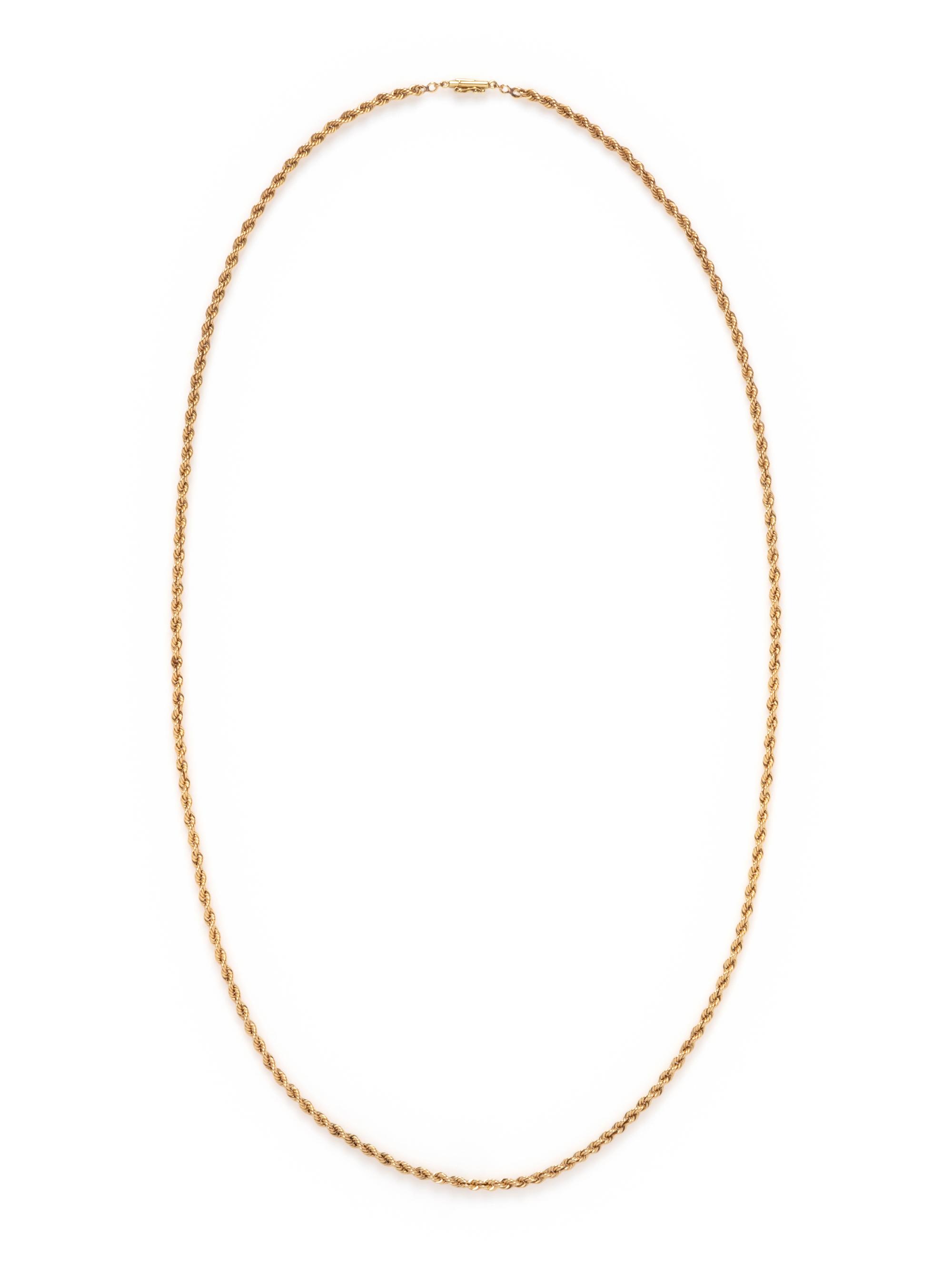 YELLOW GOLD NECKLACE