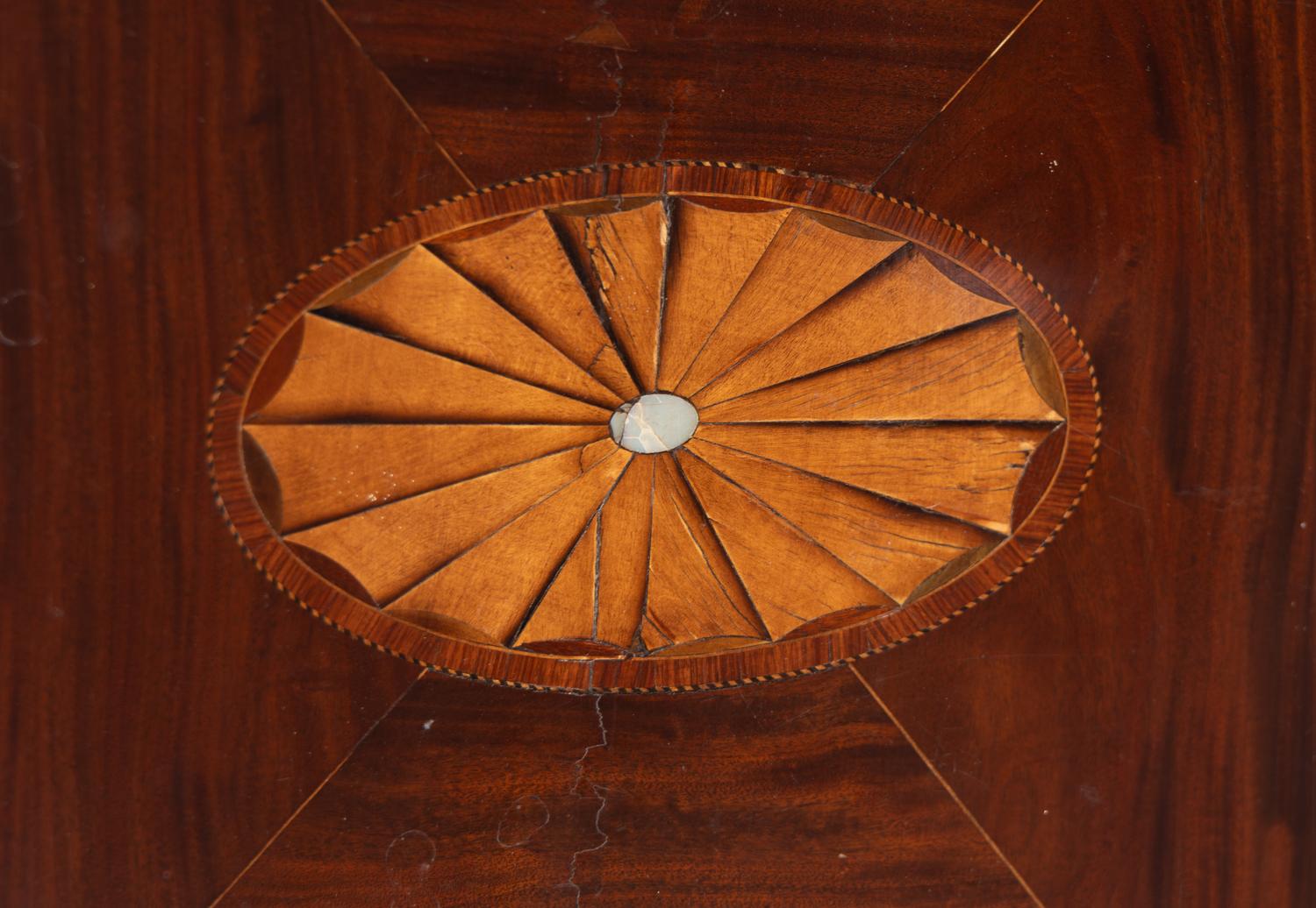 A George III Mahogany and Parquetry Pembroke Table
