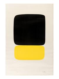 Black over Yellow , 1964-1965