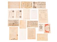[ADVERTISING] -- [SPORTS]. A collection of over 300 trade cards featuring African American subjects, including: