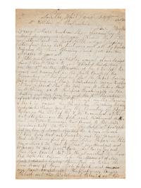 [CIVIL WAR]. Manuscript archive of Sergeant Hamilton Ballentine (1833-1920), Co. K, 6th Pennsylvania Cavalry, "Rush's Lancers," featuring battle content from key engagements and descriptions of "Sheridan's Raiders."