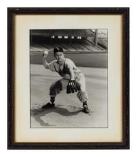 A Group of 14 Photographs of Various Chicago Baseball Players Formerly Displayed at Mike Ditka’s Restaurant