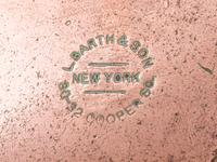 An American Copper Roasting Pan with Cover