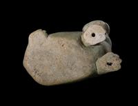 An Egyptian Faience Hippopotamus