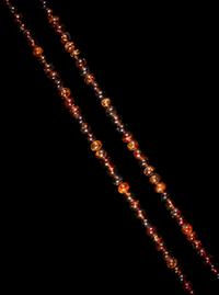 A Chinese Amber Bead Necklace, 20th Century 近代 老琥珀珠鏈
