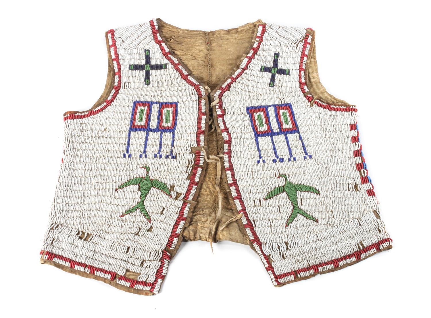 Sioux Beaded Vest Height 19 inches — Late 19th Century