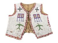 Sioux Beaded Vest Height 19 inches — Late 19th Century