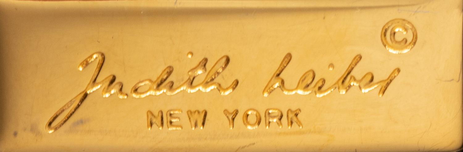 Seven Judith Leiber Items: Three Exotic Skin Bags, Four Belts, 1980-90s
