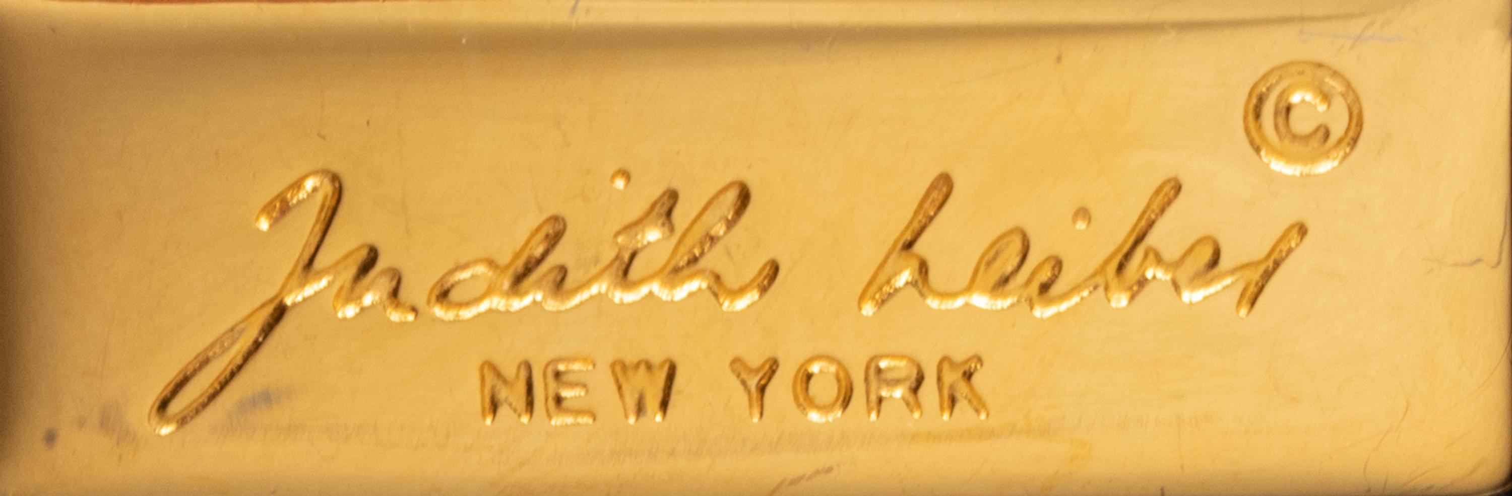 Seven Judith Leiber Items: Three Exotic Skin Bags, Four Belts, 1980-90s
