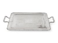 A Chinese Export Silver Platter