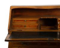 A Louis XV Style Inlaid Walnut Slant Front Desk — 19TH CENTURY