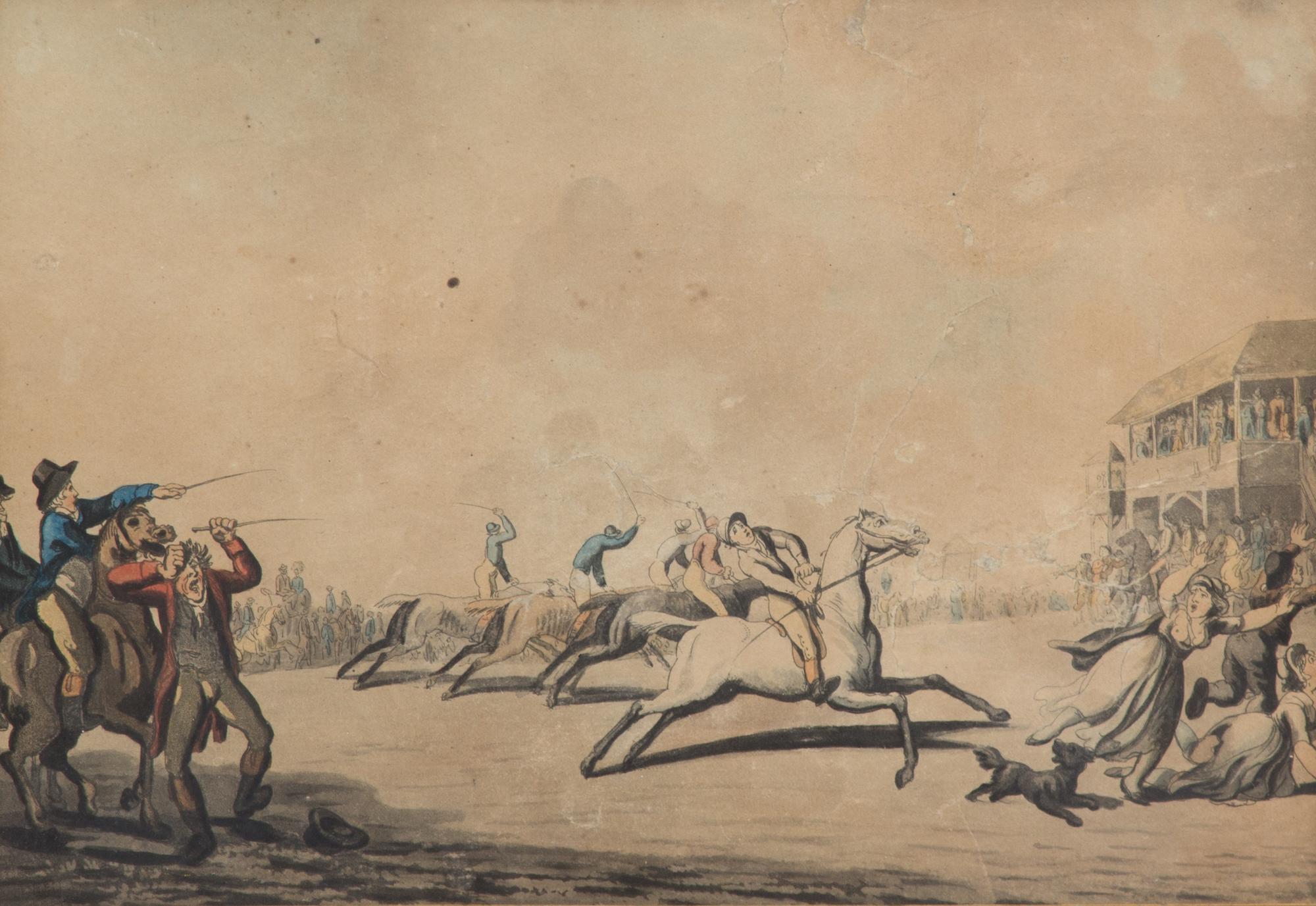 Thomas ROWLANDSON, after Image 7 1/4 x 11 inches. — RACING SERIES