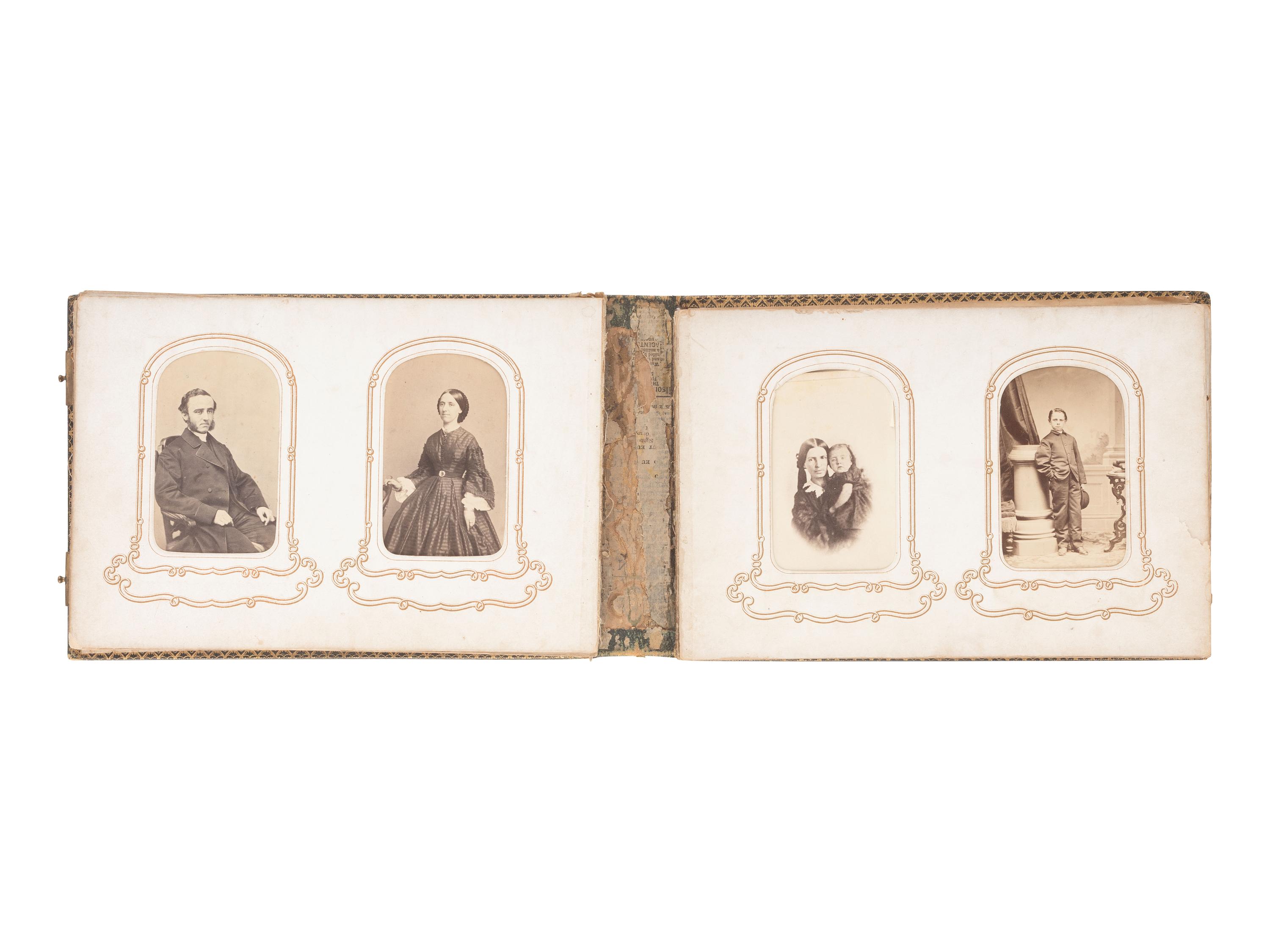[EARLY PHOTOGRAPHY]. Large selection of 19th-early 20th century photographs and cases.
