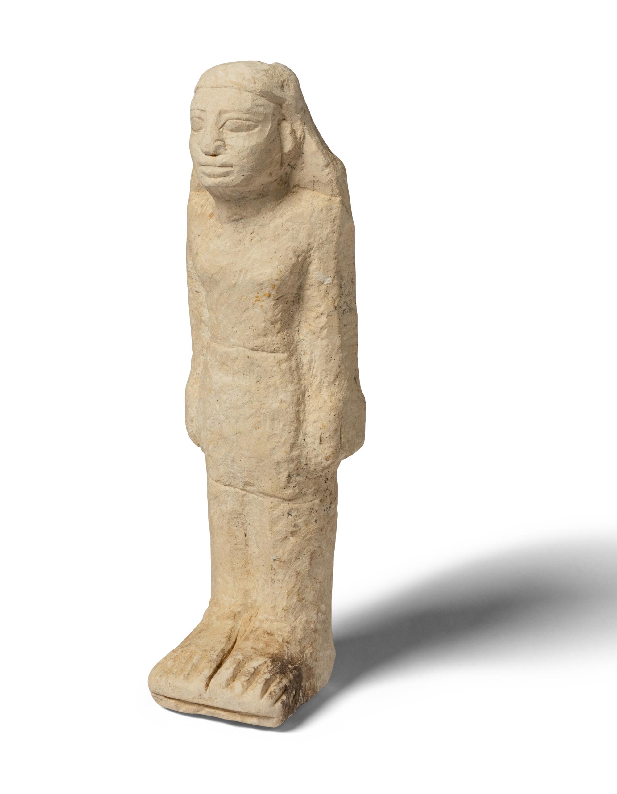 An Egyptian-Style Limestone Ushabti