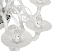 An Italian Murano Style Opaline Glass Chandelier
