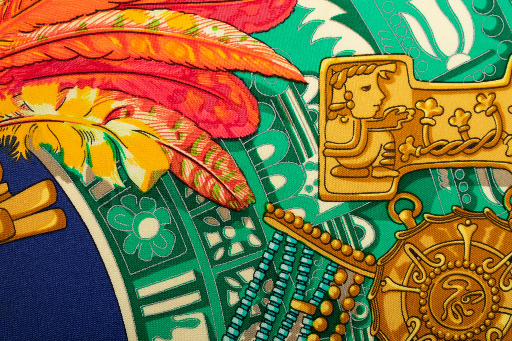 Three Hermès 90cm Silk Scarves