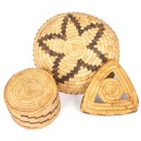 A Group of Tohono O'odham Baskets